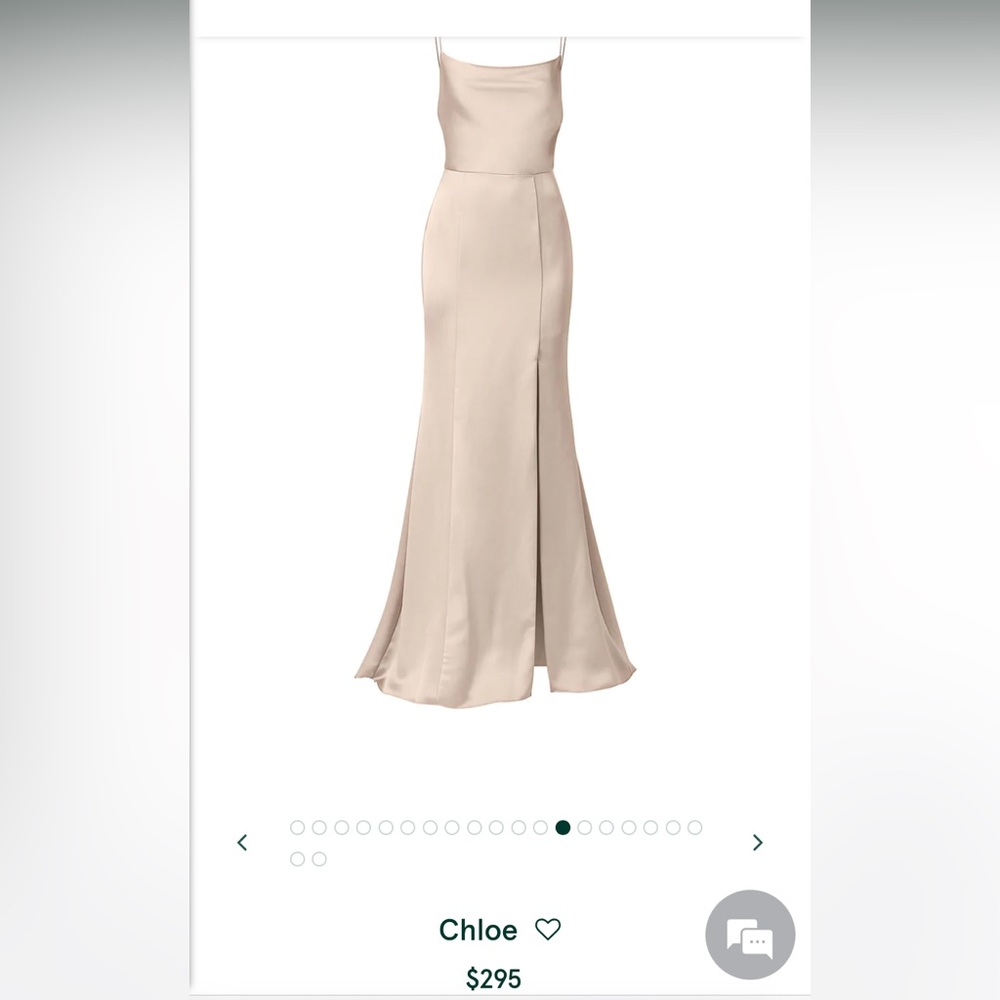 Champagne Bridesmaid/wedding guest dress